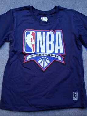 EUC like new NBA kids logo tee true navy (10 - 12)